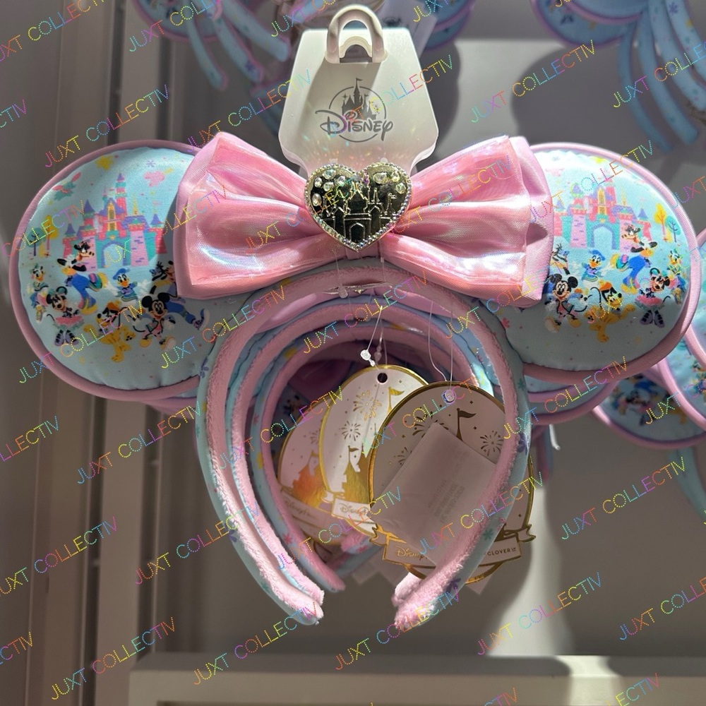 Disney Parks Stoney Clover Lane Disneyland 70th Anniversary Minnie Ear Headband